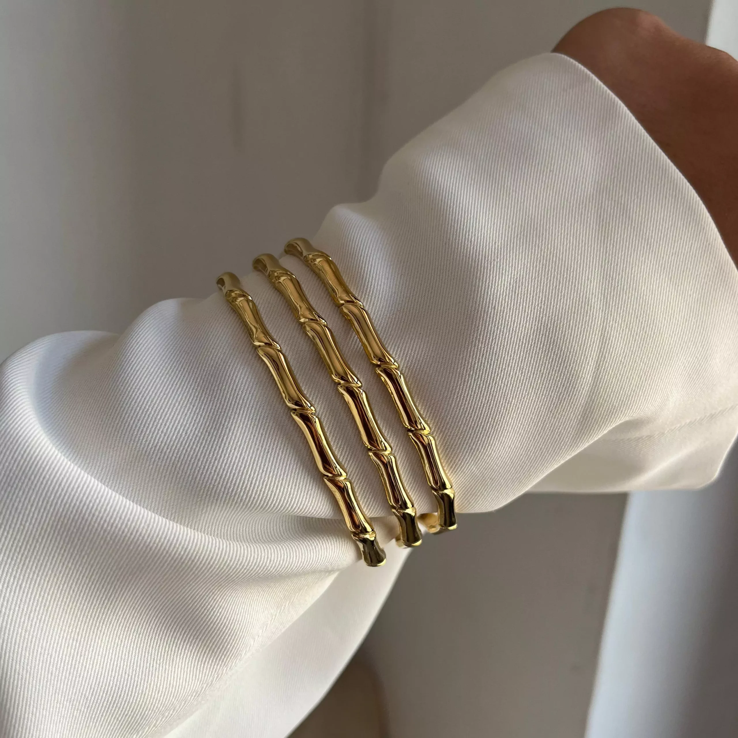 Adjustable Gold Cuff Bracelet