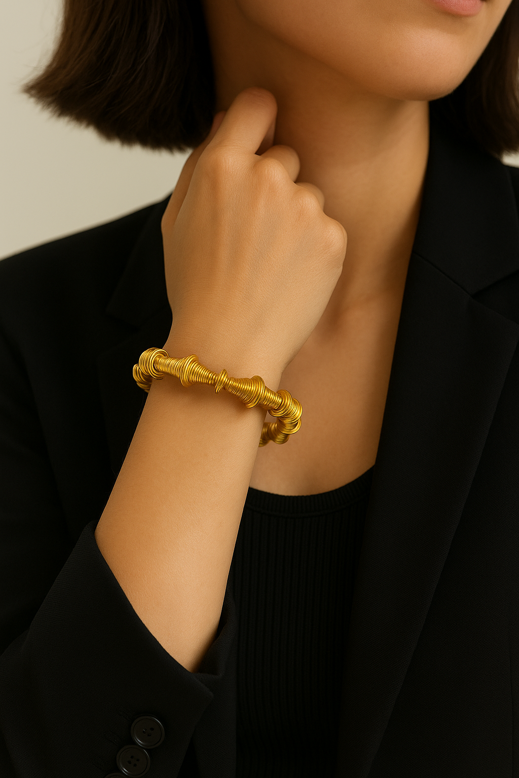Eterna Coil – Gold Luxe Bracelet