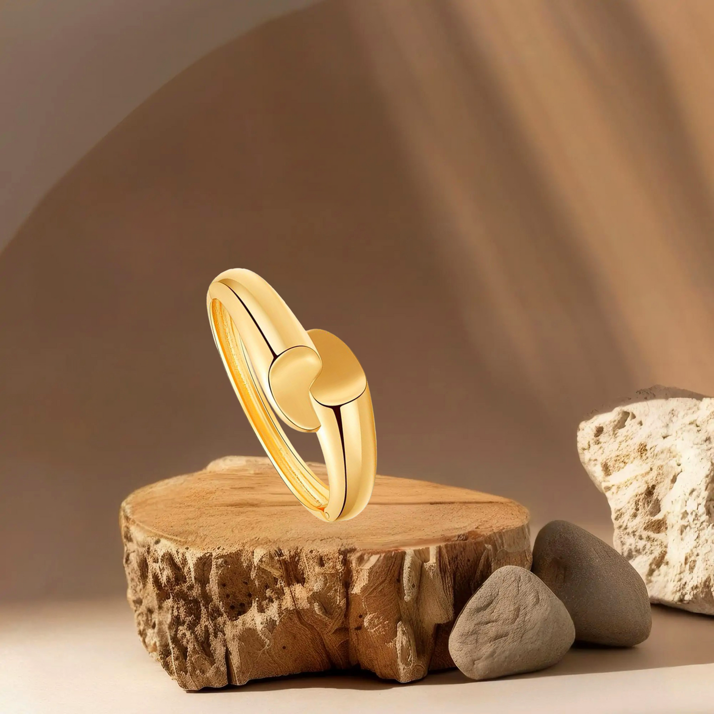 Chunky Gold Wide Wrist Cuff Bracelet