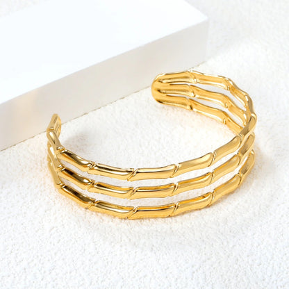 Adjustable Gold Cuff Bracelet
