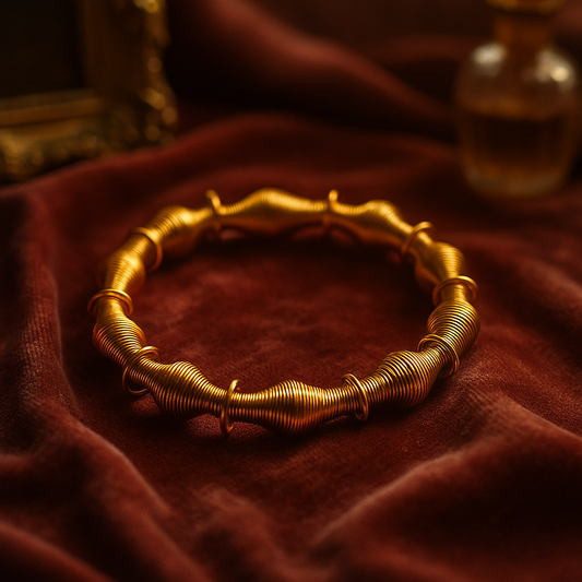 Eterna Coil – Gold Luxe Bracelet